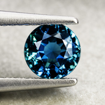 4.40 mm Round {0.50ct} Sparkling Natural Top Green Blue Sapphire [Flawless-VVS]