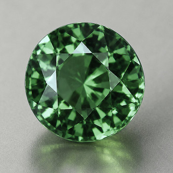 4.40 mm Round {0.50ct} Sparkling Natural Teal Green Sapphire [Flawless-VVS]