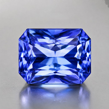 5.5x4.5 mm Octagon {0.87ct} Machine Cut Natural SriLanka Blue Sapphire [Flawless-VVS]