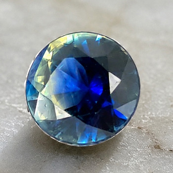 4.40 mm Round 0.40ct Superb Luster Natural Intense Blue Sapphire [Flawless-VVS]
