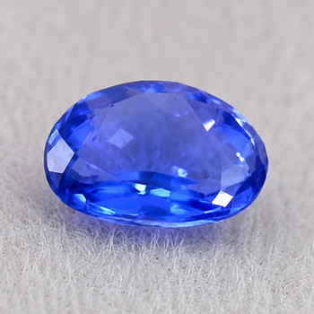 6.5x5.5 mm Oval {1.12ct} Lustrous Natural SriLanka Blue Sapphire [Flawless-VVS]