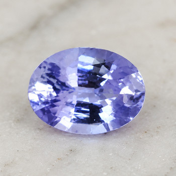 7x5 mm Oval {1.06ct} Lustrous Natural SriLanka Violet Blue Sapphire [Flawless-VVS]