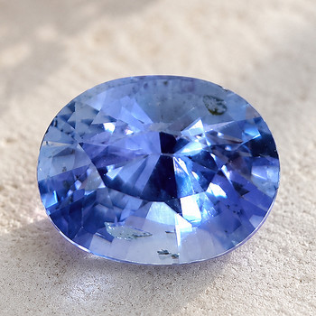 7.5x5.5 mm Oval {1.30ct} Lustrous Natural SriLanka Blue Sapphire [Flawless-VVS]