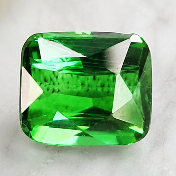 8.5x7.5 mm Cushion 2.88ct AAA Luster Natural Intense Chrome Green Tourmaline [Flawless-VVS]