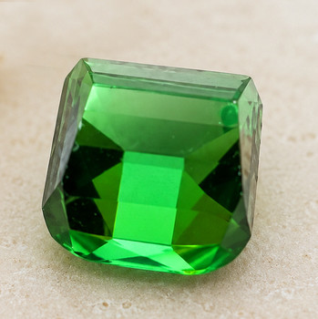 8x6 mm Cushion 1.95ct AAA Luster Natural Intense Chrome Green Tourmaline [Flawless-VVS]
