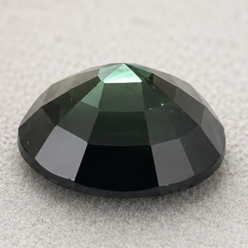 8.5x7.5 mm Cushion 2.08ct AAA Luster Natural Dark Green Tourmaline [Flawless-VVS]