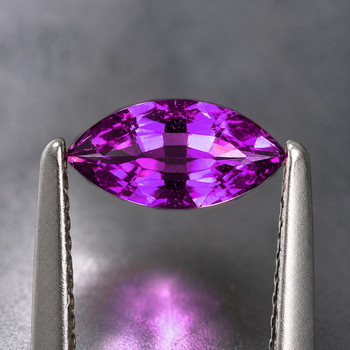 6x3 mm Marquise 0.22ct AAA Luster Natural Intense Purple Sapphire [Flawless-VVS]