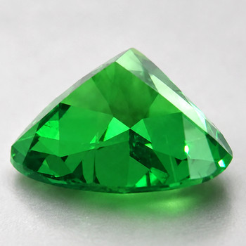 7x6 mm Pear 1.05ct AAA Fire Natural Top Emerald Green Tsavorite Garnet [Flawless-VVS]
