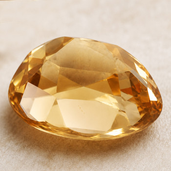9x7 mm Oval {2.95ct} Top Fire Natural Golden Zircon [Flawless-VVS]