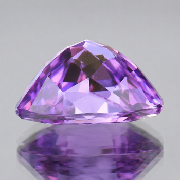 10.00 mm Trillion 1 piece Top Luster Natural Pink Purple Amethyst [Flawless-VVS]