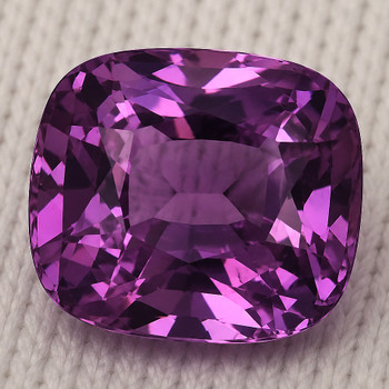 5.50 mm Cushion {0.80ct} Top Luster Natural Intense Purple Spinel [Flawless-VVS]