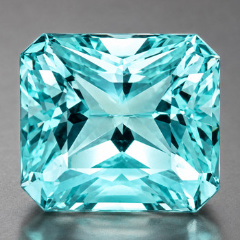 6.00 mm Octagon 1.15ct AAA Top Luster Natural Green Blue Apatite [Flawless-VVS]