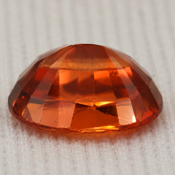 8x6 mm Oval {2.08ct} Top Fire Natural Unheated Intense Orange Zircon [Flawless-VVS]