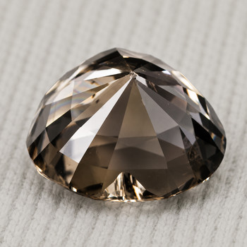 5.50 mm Heart {1.05ct} Brilliant Natural Champagne Sapphire [Flawless-VVS]-Top Grade
