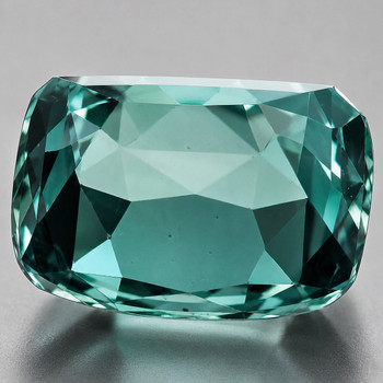 6.5x5 mm Cushion {1.06ct} Brilliant Natural Unheated Teal Blue Green Sapphire [Flawless-VVS]