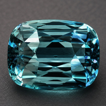 6.5x5 mm Cushion {1.12ct} Brilliant Natural Unheated Teal Blue Green Sapphire [Flawless-VVS]