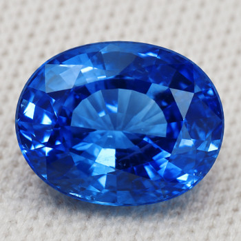6x5 mm Oval 0.90ct Fire Luster Natural Ceylon Royal Blue Sapphire [VS-SI]