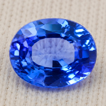 6x5 mm Oval 0.80ct Fire Luster Natural Ceylon Royal Blue Sapphire [Flawless-VVS]