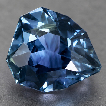 6x5 mm Fancy {1.00ct} Brilliant Natural Unheated Teal Blue Sapphire [Flawless-VVS]-Top Grade