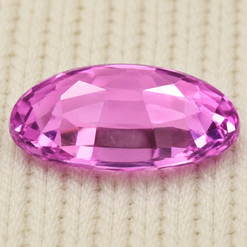 7x5 mm Oval {0.86ct} Fire Luster Natural Top Intense Purple Pink Sapphire [Flawless-VVS]