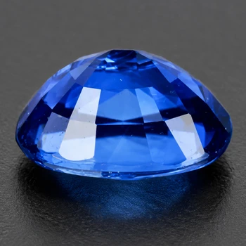 7x5 mm Oval {0.86ct} Top Luster Natural Intense Blue Sapphire [Flawless-VVS]