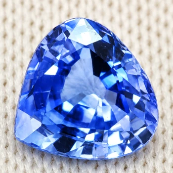 5.00 mm Pear {0.60ct} Top Luster Natural Top Ceylon Blue Sapphire [Flawless-VVS]