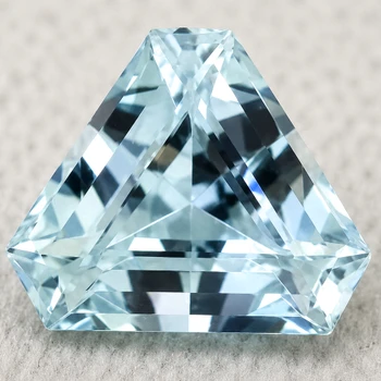 7.50 mm Fancy Cut {1.12ct} Superb Luster Natural Blue Aquamarine [Flawless-VVS]