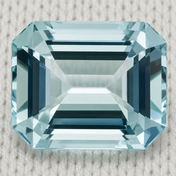 7.5x6.5 mm Octagon {1.50ct} Top Luster Natural Blue Aquamarine [Flawless-VVS]