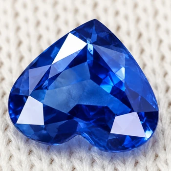 5.00 mm Heart 0.45ct AAA Luster Natural Royal Blue Sapphire [VS]
