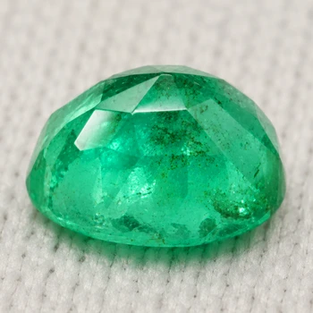 6x5 mm Oval 0.72ct Natural Zambian Brilliant Intense Green Emerald [SI]
