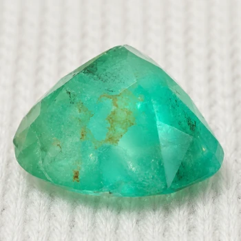 6.00 mm Heart 0.55ct Natural Zambian Brilliant Green Emerald [SI]