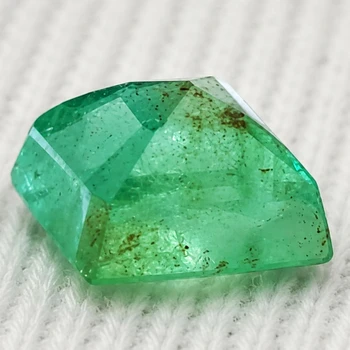 4.00 mm Square {0.48ct} Natural Zambian Brilliant Green Emerald [SI]