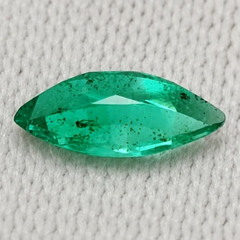 6x3 mm Marquise {0.18ct} Natural Zambian Brilliant Green Emerald [SI]