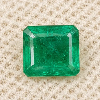 4.5x4 mm Octagon {0.30ct} Natural Brilliant Zambian Green Emerald [SI]