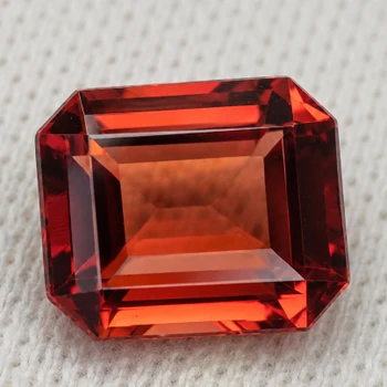 8x6.5 mm Octagon 1.90ct Fire Luster Natural Mahenge Intense Orange Malaya Garnet [Flawless-VVS]