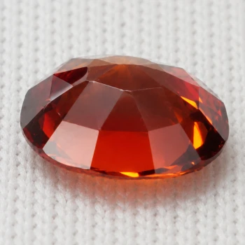 9x7.5 mm Oval {2.38ct} FIre Luster Natural Mahenge Intense Orange Malaya Garnet [Flawless-VVS]-Top Grade