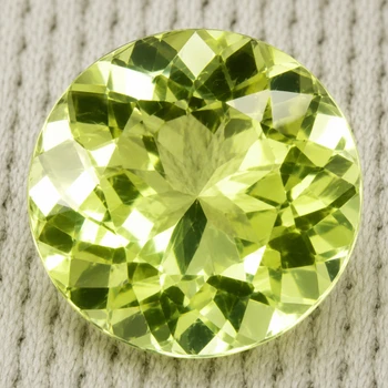 6.30 mm Round 1.02ct Superb Luster Natural Canary Green Chrysoberyl [Flawless-VVS]-Top Grade