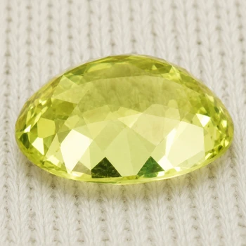 7x5.5 mm Oval 1.20cts Superb Luster Natural Canary Green Chrysoberyl [Flawless-VVS]-Top Grade