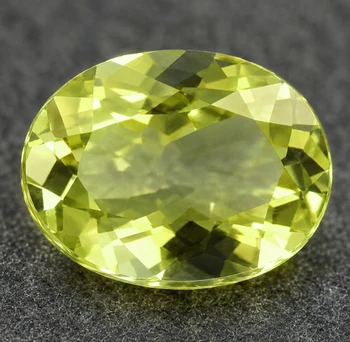 7x5.5 mm Oval 1.20cts Superb Luster Natural Canary Green Chrysoberyl [Flawless-VVS]-Top Grade