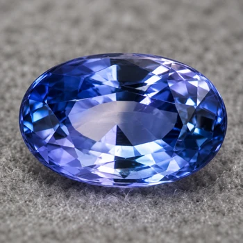 7x4.5 mm Oval {1.22ct} Fire Luster Natural Bi-Color Violet Blue Sapphire [Flawless-VVS]