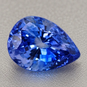 7x5 mm Pear {0.92ct} Fire Luster Natural Royal Blue Sapphire [Flawless-VVS]