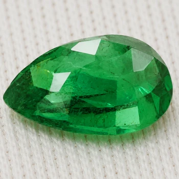 9.5x6.5 mm Pear 2.15ct AAA Fire Natural Emerald Green Tsavorite Garnet [SI]