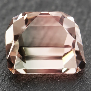 6.00 mm Octagon 1.35ct Sparkling Natural Bi-Color Pink Tourmaline [Flawless-VVS]