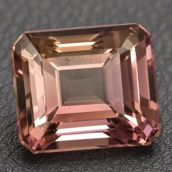 6.5x4.5 mm Octagon 1.86ct Sparkling Natural Bi-Color Pink Tourmaline [VVS]