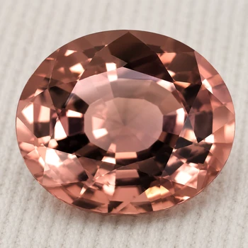 8.5x7.5 mm Oval 1.90cts AAA Luster Natural Dusty Mauve Pink Tourmaline [Flawless-VVS]
