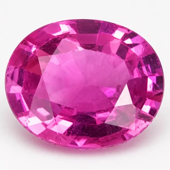 8.5x7.5 mm Oval 1.40ct Sparkling Natural Intense Purple Pink Tourmaline [Flawless-VVS]
