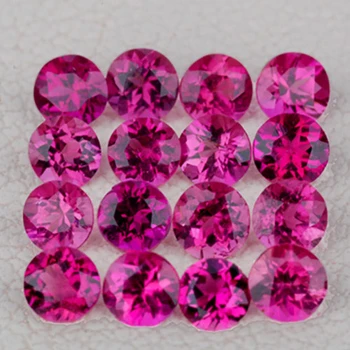 2.00 mm Round 30pcs AAA Luster Natural Pink Rubellite Tourmaline [Flawless-VVS]