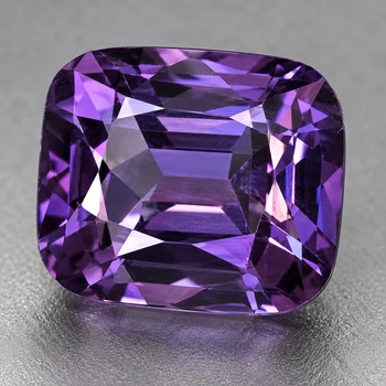 6.5x5.5 mm Cushion {1.28ct} Top Luster Natural Purple Spinel [Flawless-VVS]