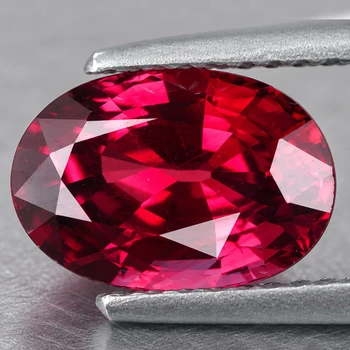 5x3.5 mm Oval {0.55ct} Lustrous Natural Red Burma Ruby [VVS]