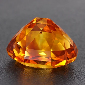 10x8 mm Fancy Oval 2.95ct AAA Luster Natural Golden Orange Citrine [Flawless-VVS]